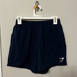 Gymshark Navy Blue Athletic Shorts 5 inch